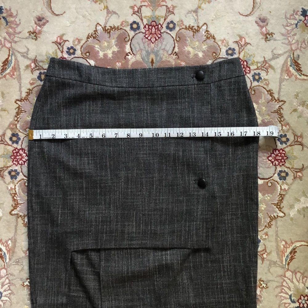 Poleci Pencil Skirt with Leather Buttons - Picture 12 of 12